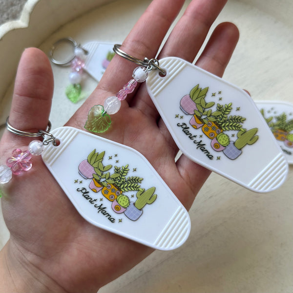 PLANT MAMA - MOTEL KEYCHAIN