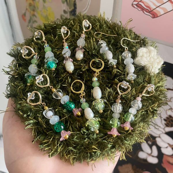 1 of 1 Beaded Fairycore Earrings