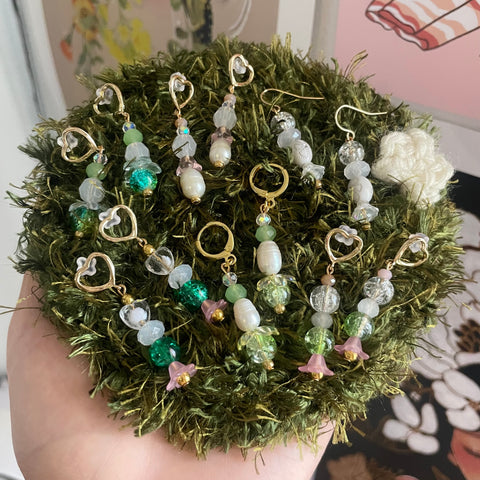 1 of 1 Beaded Fairycore Earrings