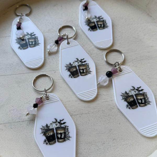 HAUNTED BREW - MOTEL KEYCHAIN