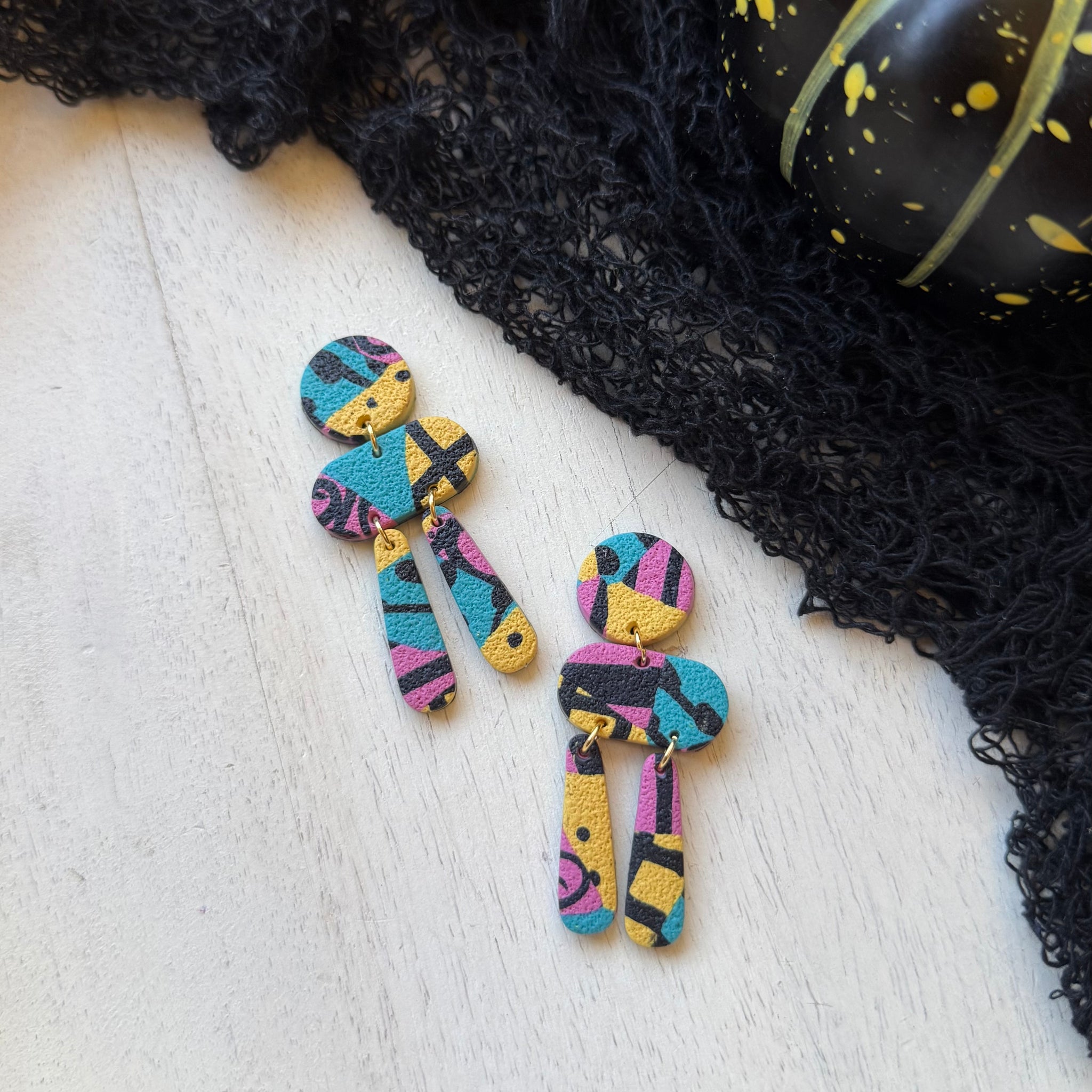 Sally Print Dangles