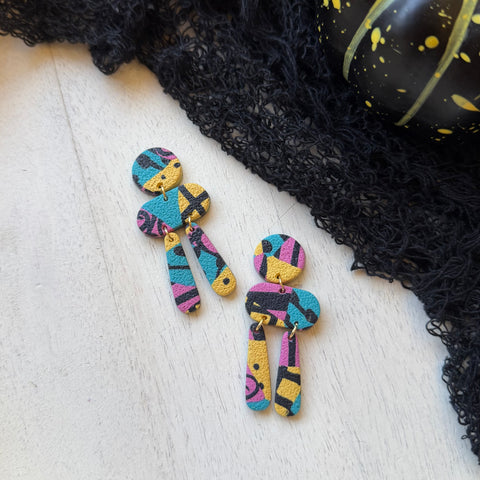 Sally Print Dangles