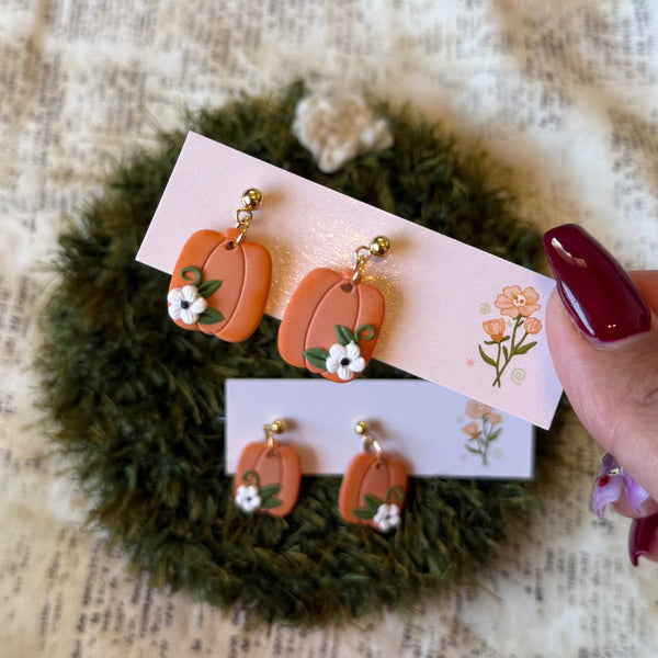 Mini Floral Pumpkins
