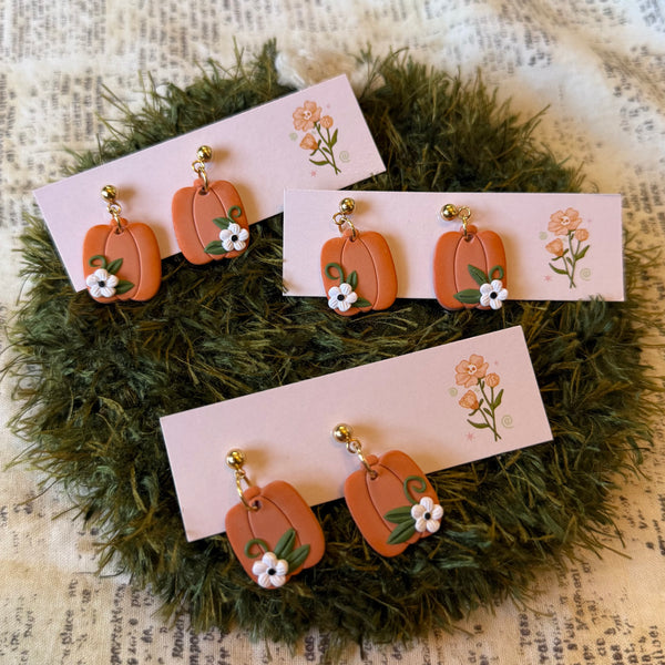 Mini Floral Pumpkins