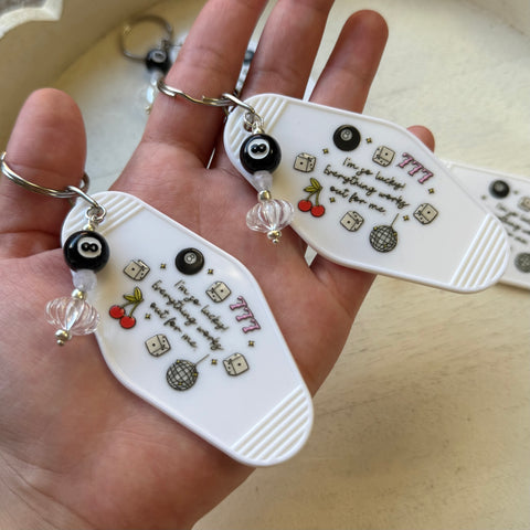 I'M SO LUCKY  - MOTEL KEYCHAIN