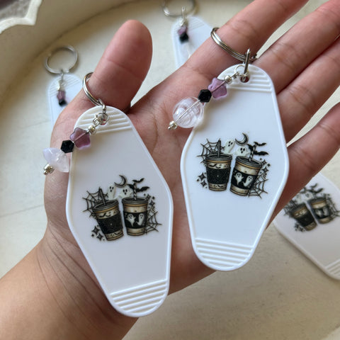 HAUNTED BREW - MOTEL KEYCHAIN